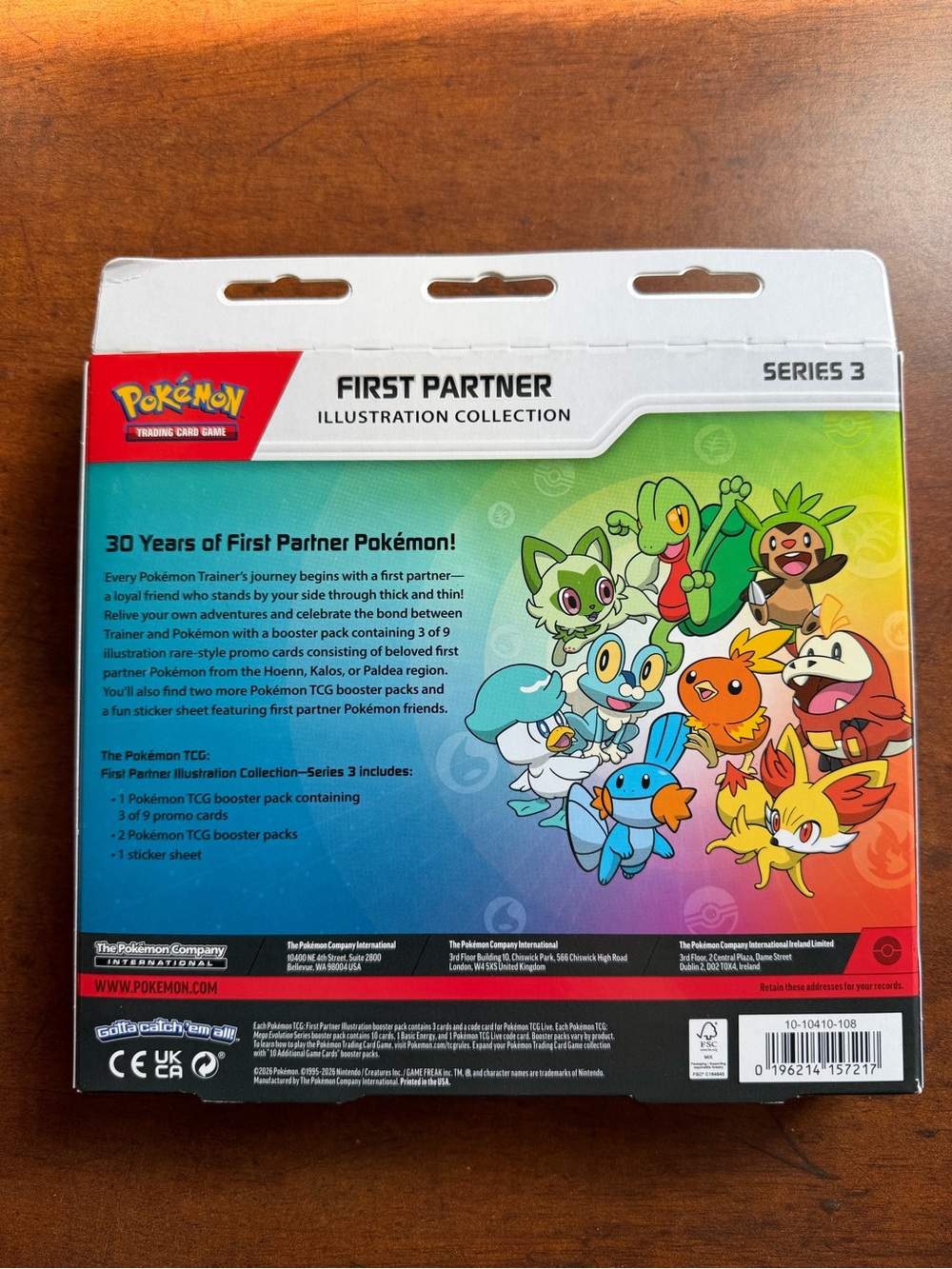 Authentic First Partner Illustration Collection Series 3 - Pokemon - Picture 2 of 2